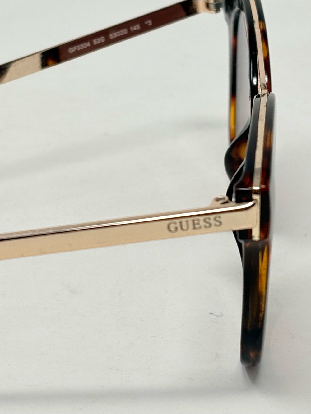 Guess 3-1.7 Women's GF0304 52G 53[]20 145 *3 Brown Sunglasses Tortoise Frame - Picture 7 of 9
